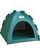 Foldable Pet House Tent Indoor Cat Dog Cave Bed Teepee Hideout for Cats and Small Dogs (Small, Green)