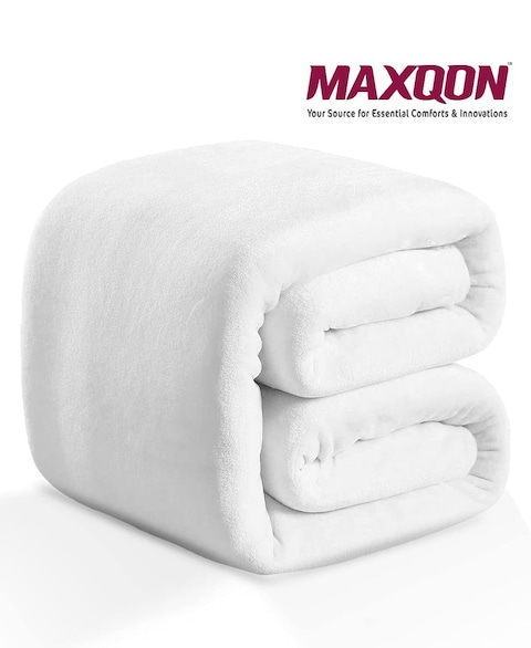 MAXQON Mattress Protector Cotton Terry Fabric 100%Waterproof, Color White, Queen Size 160x200+25cm