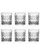 Set, Set Of Six, Cullen Carved Vintage Crystal Glass, Can Be Used For Drinking Water, Coffee, Tea, Juice, Milk, 280ML