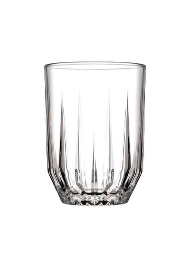 6 Pieces Echo Water Tumbler, 250 Ml, 99 Mm Height, 75.3 Mm Diameter Clear
