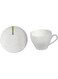 Royalford 2PCS Porcelain Cup &amp; Saucer Set &ndash; Ideal for Daily Use &ndash; Non-Toxic, Ecologically Tasteless, Smooth Surface, Comfortable Grip and Lightweight