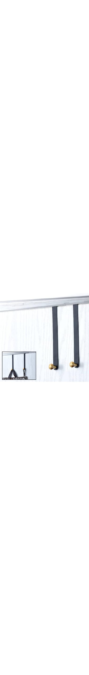 Arabest Over The Door Hooks 2 Pack,Stainless Steel Storage Hooks For Bedroom Bathroom Kitchen Organizer,Coat Rack for Towel Clothes Hat (1 Hook, 2.1CM)