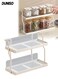 2 Tier Spice Rack Organizer,Countertop Seasoning Organizer,Wall Mounted Spice Organizer,Cabinet Organizer Shelf,Stand Spice Rack,Durable and Sturdy,Strong Load-Bearing Capacity,for Cupboard,Pantry,Bathroom
