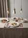 Timmy Embossed White Dinner Set - 16 Pieces Elegant Tableware