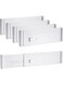 Drawer Dividers Organizer,4 Pack Kitchen Drawer Divider,Adjustable Drawer Dividers For Clothes,Drawer Separators,Expandable Drawer Organizer from 10.6-18 For Dresser Organizer,Kitchen,Bathroom
