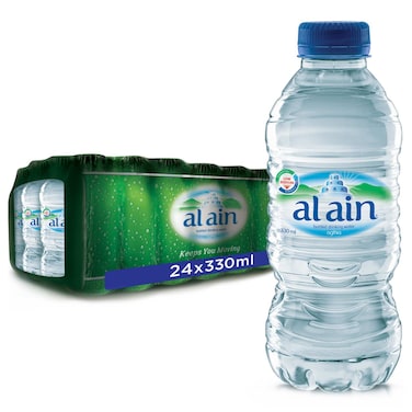 Al Ain Low Sodium Bottled Drinking Water 330ml Pack of 24