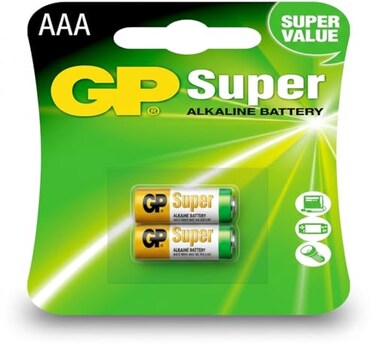 GP Super Alkaline AAA Battery - Set Of 2