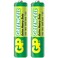 GP Greencell Extra Heavy Duty AAA Batteries 1.5V- Gp24G R03 -Pack Of 2