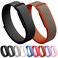 Replacement Strap For Google Fitbit Air Nylon Loop Hook and Loop Fastener Watch Band(Lavender)