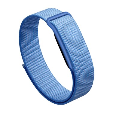Replacement Strap For Google Fitbit Air Nylon Loop Hook and Loop Fastener Watch Band(Lavender)