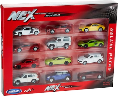 12-PCS 3" Dicast metal Scale Model Car Set