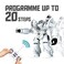Silverlit Robo Blast, Large Interactive Robot, Shoots Darts From Fist, 34 cm Tall, Programme Up To 20 Steps, Dances, Playsmusic, Led Face, Robots For Kids 5-14 Years, Best Rc Toy Robot