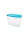 Tp501 Food Dispenser &ndash; 1.5L White &amp; Blue Container for Flour, Sugar, Rice, Grains &amp; Cereals