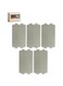 Excefore Waveguide Cover, 5Pcs Universal Microwave Oven Mica Plate Sheet, 117mm X 64mm, Replacement Accessory for Home Kitchen Office