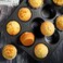 Non-Stick Carbon Steel Muffin Pans - Pair Of Cupcake Cookie Sheet Pan Style For Baking, Muffin Pans W/ 12 Cups Cupcake Baking Tray (Black)