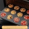 Non-Stick Carbon Steel Muffin Pans - Pair Of Cupcake Cookie Sheet Pan Style For Baking, Muffin Pans W/ 12 Cups Cupcake Baking Tray (Black)
