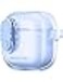 Amazing Thing MINIMAL for AirPods 4 (2024) case cover with Carabiner - Blue