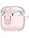 Amazing Thing MINIMAL for AirPods 4 (2024) case cover with Carabiner - Pink