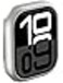 Amazing Thing Minimal designed for Apple Watch Series 10 46mm case cover - Silver