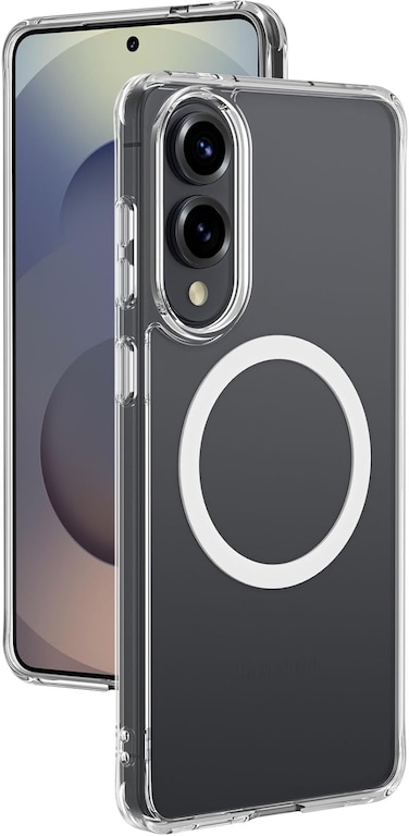 Amazing Thing Minimal MAG for Samsung Galaxy S25 EDGE Case Cover compatible with MagSafe - Clear