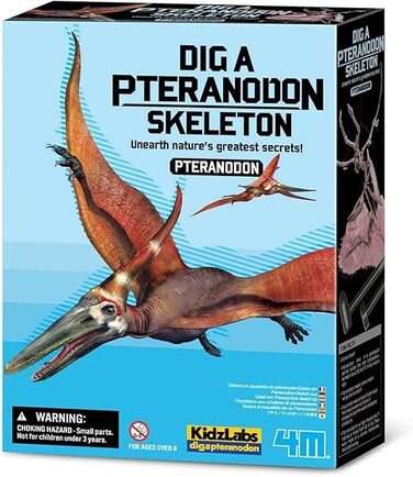 4M KidzLabs, Dig a Pteranodon Skeleton, Resurrect a Skeleton of a Dinosaur, Dig And Discover the Bones of the Skeleton, For Kids Ages 8+