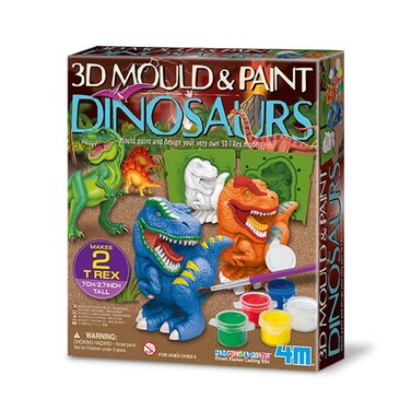 4M 3D Mould &amp; Paint/Dinosaur (00-04777)