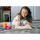 مجموعة طباعة حقيبة ظهر 4M Kidz Maker باستخدام الاستنسل - تصميم برباط سحب للأطفال من عمر 5 سنوات فما فوق، تتضمن حقيبة ظهر، استنسل، ألوان قماش وصينية، مجموعة أدوات فنية وحرفية شخصية، 00-04788