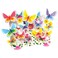 4M Kidz Maker 3D Glow Butterfly Canvas Craft Kit &ndash; Create Light‑Up Butterfly Artwork With LED String, Template, Stands &amp; Adapters, Ideal DIY Room D&eacute;cor &amp; STEM Craft for Kids Ages 5+
