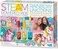 4M Steam Powered Kids Rainbow Unicorns Giant Craft Kit &ndash; Build a Large Unicorn-Themed Diorama With Colorful Cardboard Pieces, Stickers, Paper Crafts &amp; Rainbow Design Activity Ages 5+