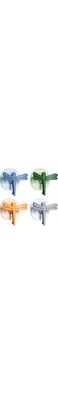 SYOSI 4 Pack Adhesive Wall Hooks 22lb(Max) Removable Multifunction Dragonfly Hooks Plastic Double Sided Heavy Duty Self Wall Hooks for Hanging Painted Walls Mix Color