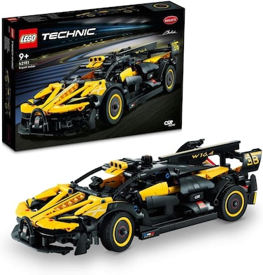 LEGO Technic Bugatti Bolide Racing Car Model Building Set, Engineering Toy for 9 Plus Year Old Boys &amp; Girls, Collectible Iconic Sports Vehicle Construction Kit, Birthday Gift for Kids 42151
