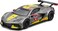 سيارة سباق شيفروليه كورفيت C8R موديل 2020 من مجموعة بوراجو B، بمقياس 1:43، مصنوعة من المعدن المصبوب، باللون الفضي/الرمادي/الأصفر