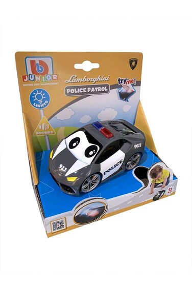 BBJunior Lamborghini Police Patrol with Lights and Sound 16-81206