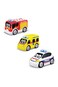 BBJunior Police Car, Fire Truck, Ambulance Free Wheeling 16-89110