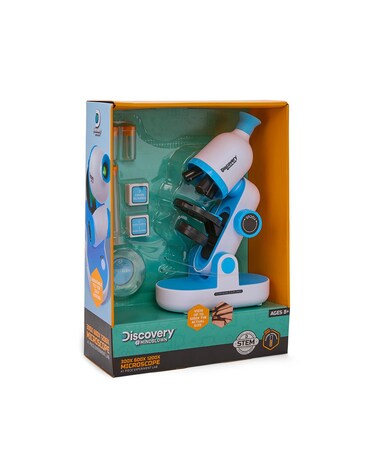 مجموعة مختبر تجارب المجهر 1200x 600x 300x من ديسكفري #مايندبلون (41 قطعة)