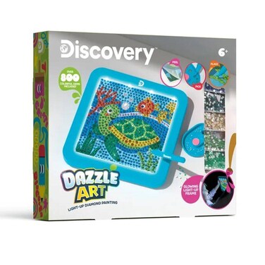 مجموعة الرسم الماسي المضيئة من ديسكفري دازل آرت (أكثر من 800 جوهرة)