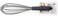ORCHID ILB 12" SILICONE WHISK WITH SOFT HANDLE GREY