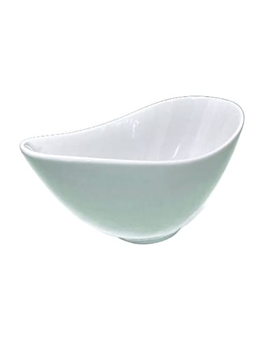 Dolomite Footed Bowl &ndash; White, 12 Inch