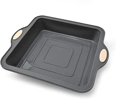 ORCHID ILB SQUARE SILICONE BAKING MOULD GREY