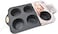 ORCHID ILB 6PCS SILICONE MUFFIN CAKE PAN GREY