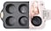 ORCHID ILB 6PCS SILICONE MUFFIN CAKE PAN GREY