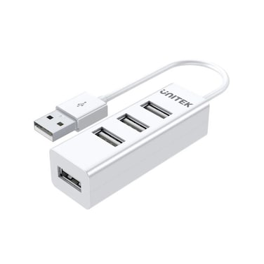 UNITEK 4-Port USB 2.0 Hub – Sleek, Compact, and Durable Multi-Device Connectivity for Effortless Plug-and-Play Use