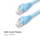 Unitek Cat 6 UTP RJ45 Ethernet LAN Network Cable, 5 Meter, High-Speed Gigabit Internet Patch Cord, Unshielded Twisted Pair, Durable PVC Jacket, Universal Compatibility – Blue