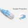Unitek Cat 6 UTP RJ45 Ethernet LAN Network Cable, 5 Meter, High-Speed Gigabit Internet Patch Cord, Unshielded Twisted Pair, Durable PVC Jacket, Universal Compatibility – Blue