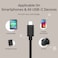 Unitek USB-C PD60W Charging Cable with USB 3.0 &ndash; 1 Meter USB-C to USB-C Cable, Supports 60W Power Delivery Fast Charging and 5Gbps High-Speed Data Transfer &ndash; Black