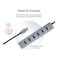 UNITEK 7-Port USB 3.0 Hub with Independent Power Supply – Ultra-Fast Data Transfer, Multi-Device Compatibility, and Advanced Safety Features for Seamless Connectivity