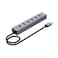 UNITEK 7-Port USB 3.0 Hub with Independent Power Supply – Ultra-Fast Data Transfer, Multi-Device Compatibility, and Advanced Safety Features for Seamless Connectivity
