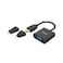 UNITEK HDMI to VGA Adapter with 3.5mm Audio Output   Includes Mini & Micro HDMI Adapters   High-Resolution Video Converter for PC, Laptop, Camera, and More   Stereo Audio Support