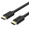Unitek 4K HDMI Cable 5 Meters, High-Speed HDMI 2.0 Cable with 4K@60Hz, HDR, 3D, Gold-Plated Connectors, Compatible with TV, Monitor, Projector, PS5, Xbox, and More &ndash; Black