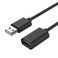 Unitek USB 2.0 Extension Cable – 3 Meter High-Speed USB-A Male to Female Extension Cord, Supports Data Transfer up to 480Mbps, Durable and Compact Design for PC, Laptop, Printer – Black
